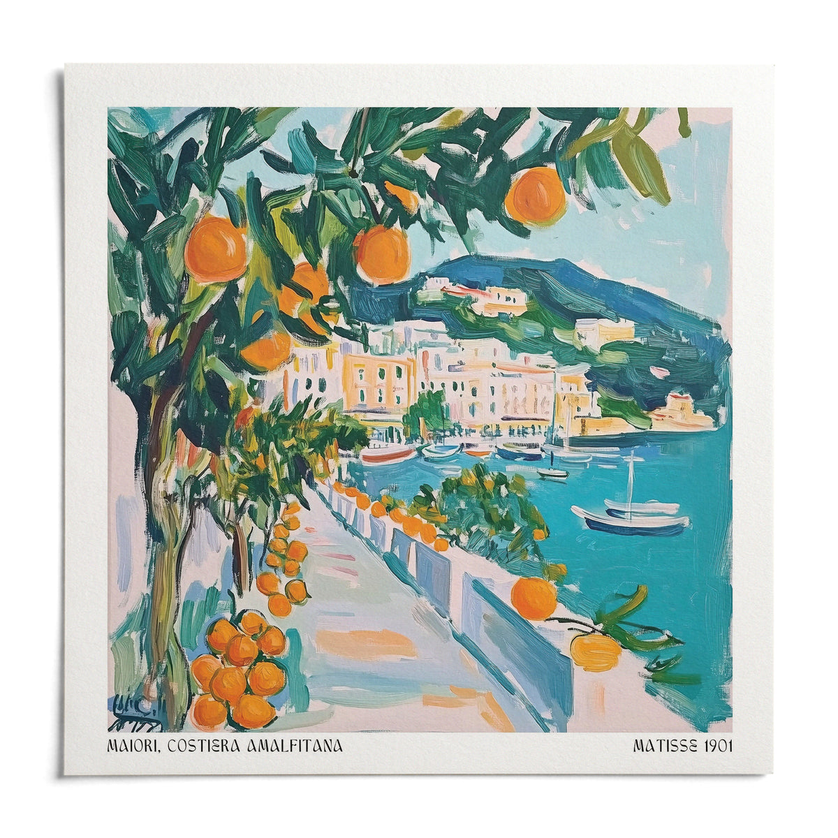 Art Prints of Italy, shown as an unframed paper print on a plain white background
