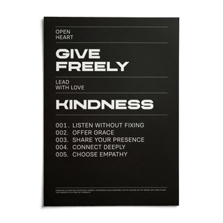 Art with Quote, shown as an unframed paper print on a plain white background