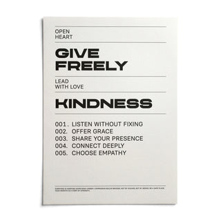 Art with Quotes, shown as an unframed paper print on a plain white background