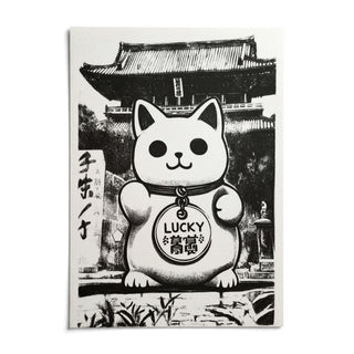 Asian Wall Decor, shown as an unframed paper print on a plain white background