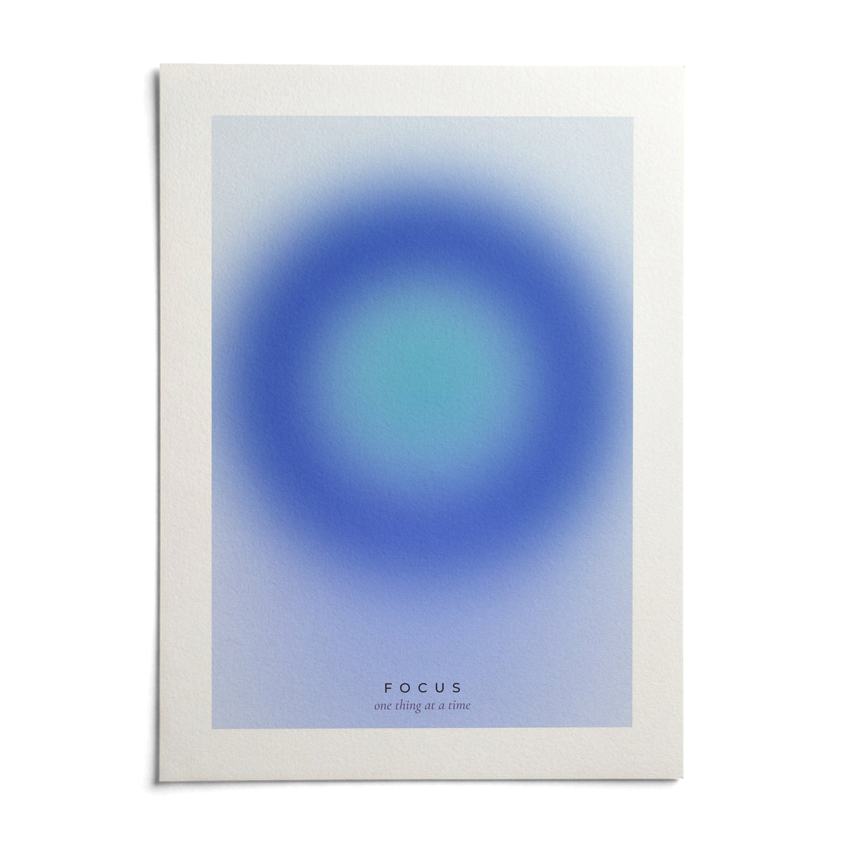 Aura Poster, shown as an unframed paper print on a plain white background