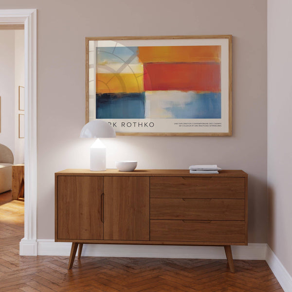 contemporary mark rothko art print for stylish decor