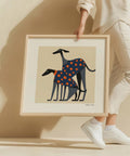 Stylish pet-inspired wall art.