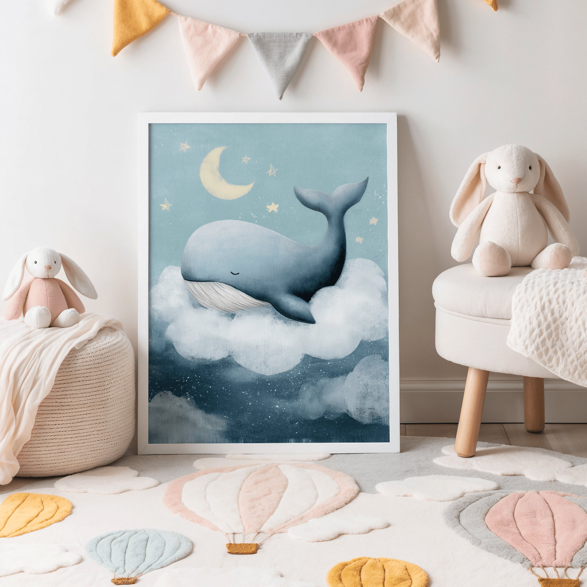 Dreamy Whale Print