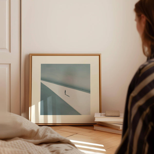 Dreamlike visual in minimalist art prints square for contemporary decor