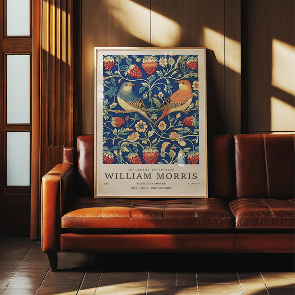 Nature-themed vintage wall art perfect for cottage-style interiors