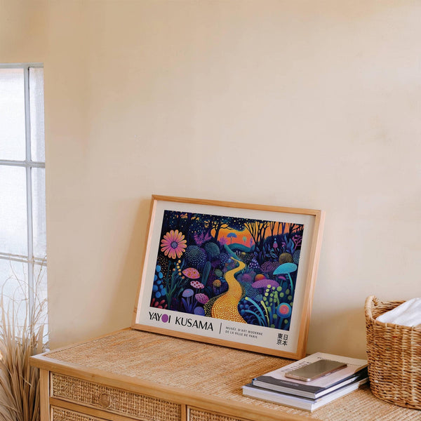 artistic mystical prints inspired by Yayoi Kusama