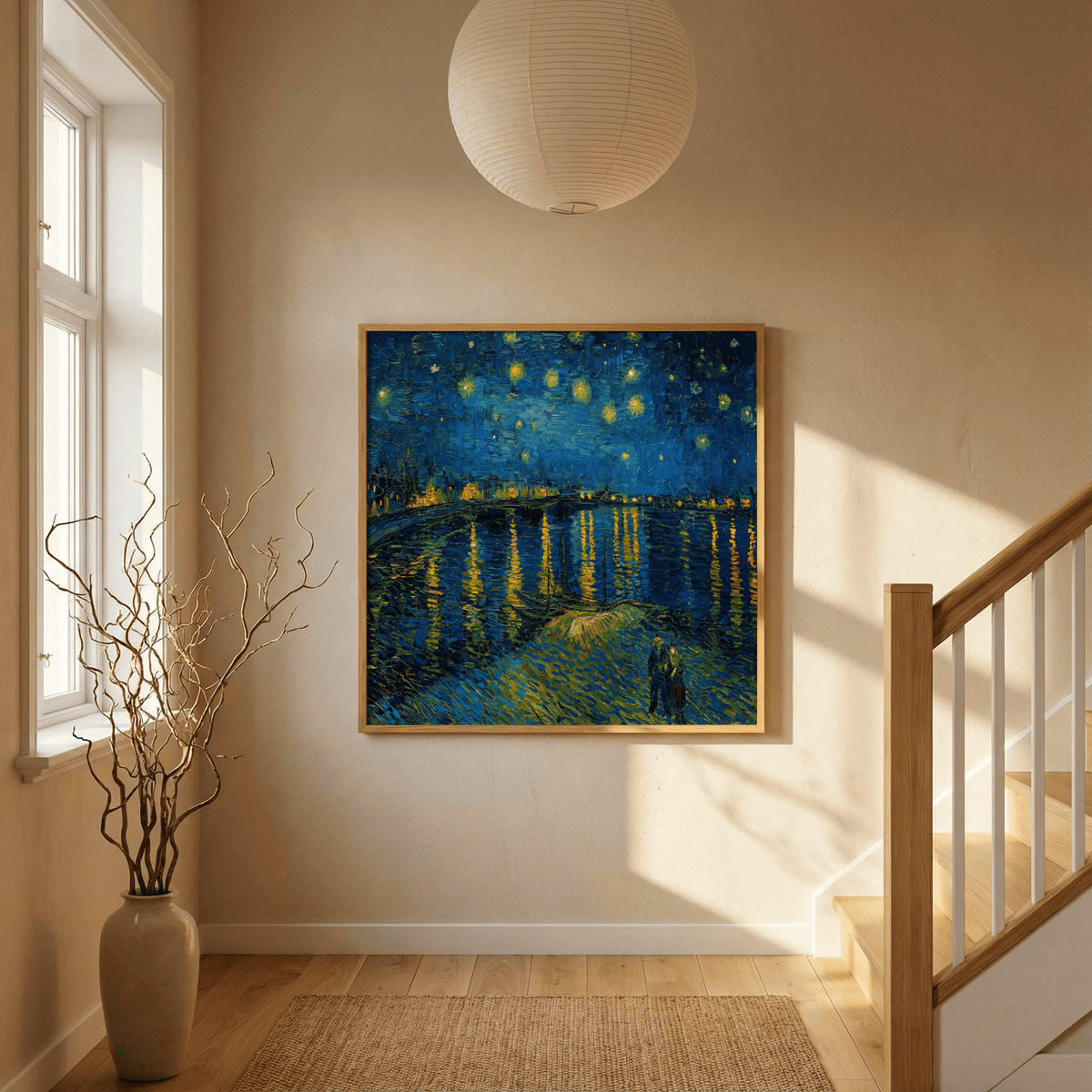 Yellow highlight Impasto Wall Art for creative spaces