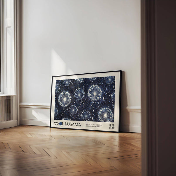 Subtle and modern landscape posters for Japandi-style living room design