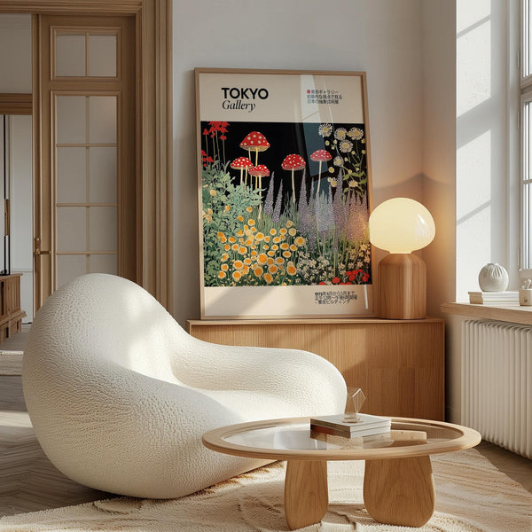 Nature-inspired art prints Japanese for home and office decor