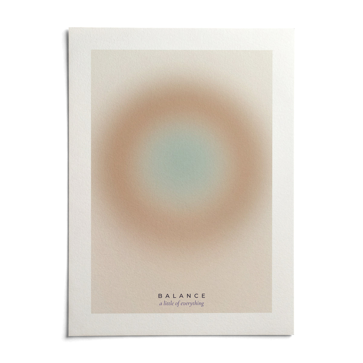 Balance Print, shown as an unframed paper print on a plain white background