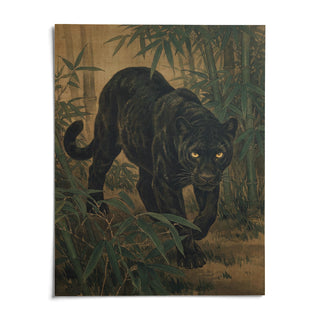 Bamboo Jungle Print, shown as an unframed paper print on a plain white background