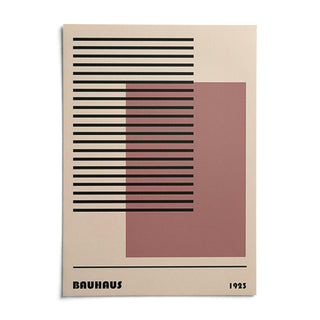 Bauhaus 1923 Art, shown as an unframed paper print on a plain white background