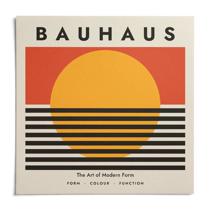 Bauhaus Artworks, shown as an unframed paper print on a plain white background