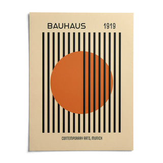 Bauhaus Decor, shown as an unframed paper print on a plain white background