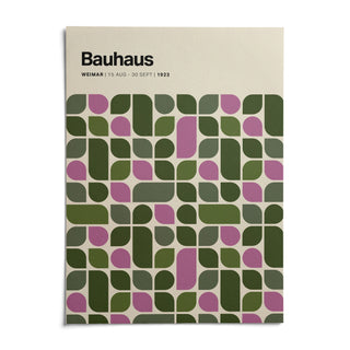Bauhaus Exhibition 1923 Print, shown as an unframed paper print on a plain white background