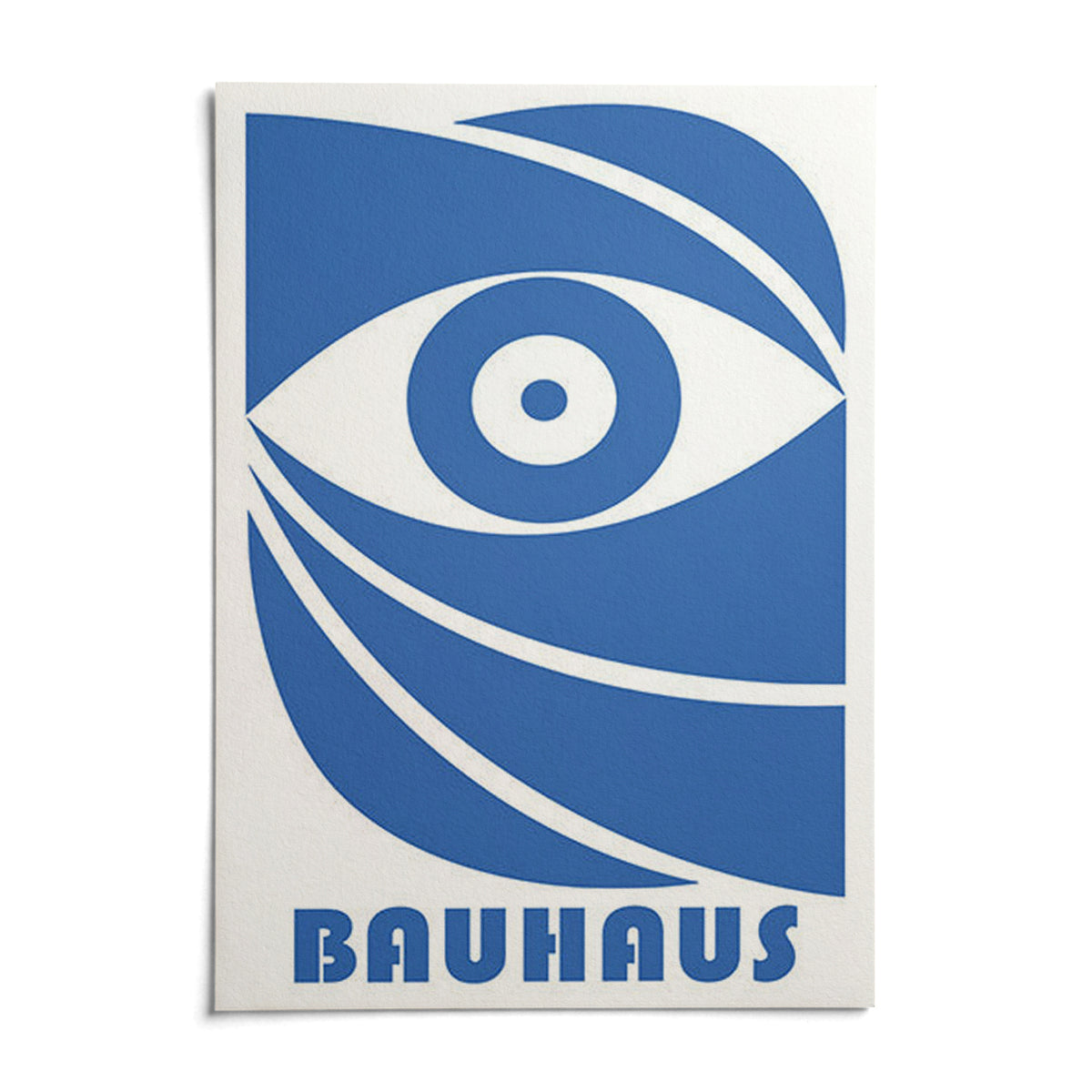 Bauhaus Framed Print, shown as an unframed paper print on a plain white background