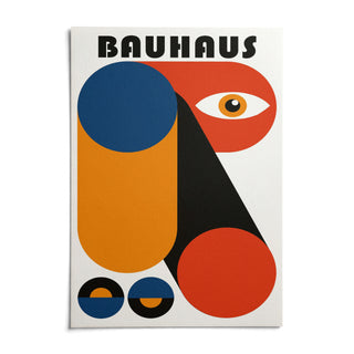 Bauhaus Graphic, shown as an unframed paper print on a plain white background