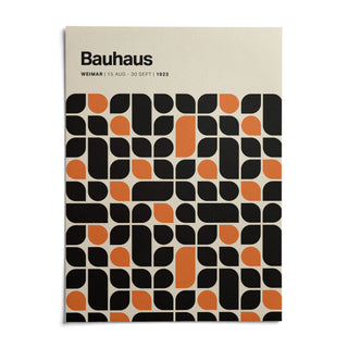 Bauhaus Pattern, shown as an unframed paper print on a plain white background