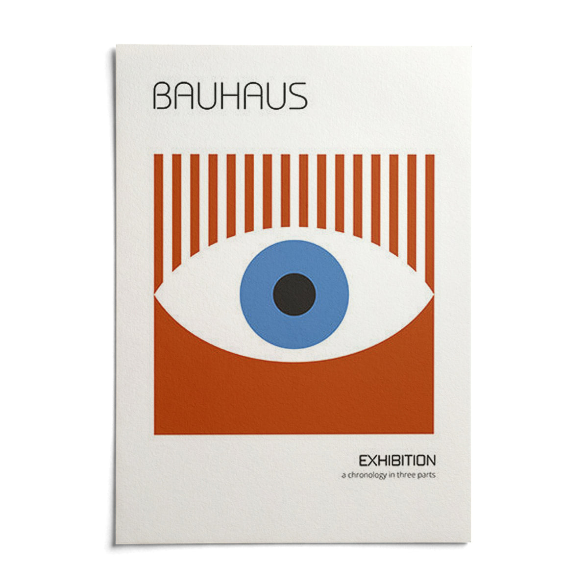 Bauhaus Posters, shown as an unframed paper print on a plain white background