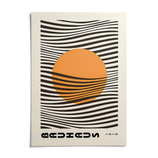 Bauhaus Print, shown as an unframed paper print on a plain white background