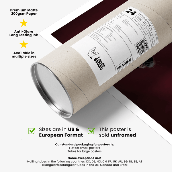 Leopard Art Print featuring neutral tones and strong negative space