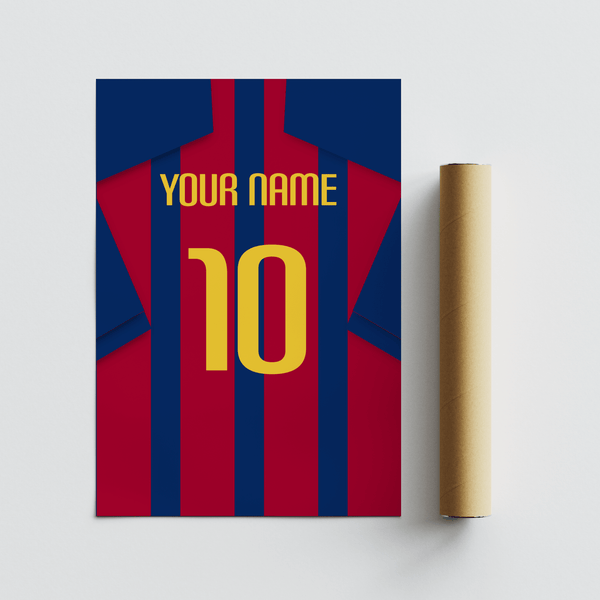 Graphic football kit artwork lying flat to reveal vector edges