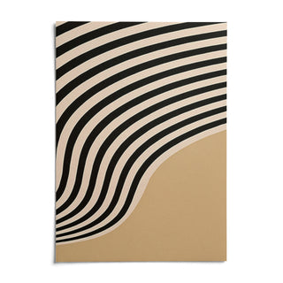 Beige Abstract Art, shown as an unframed paper print on a plain white background