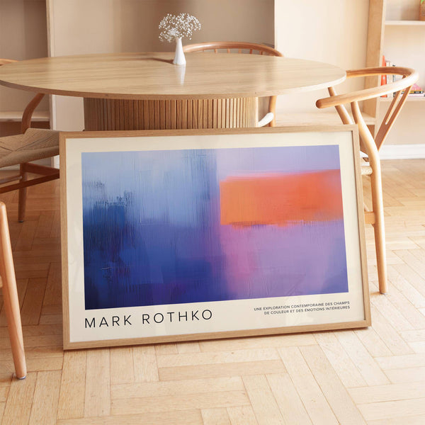 expressive art by Mark Rothko with deep hues