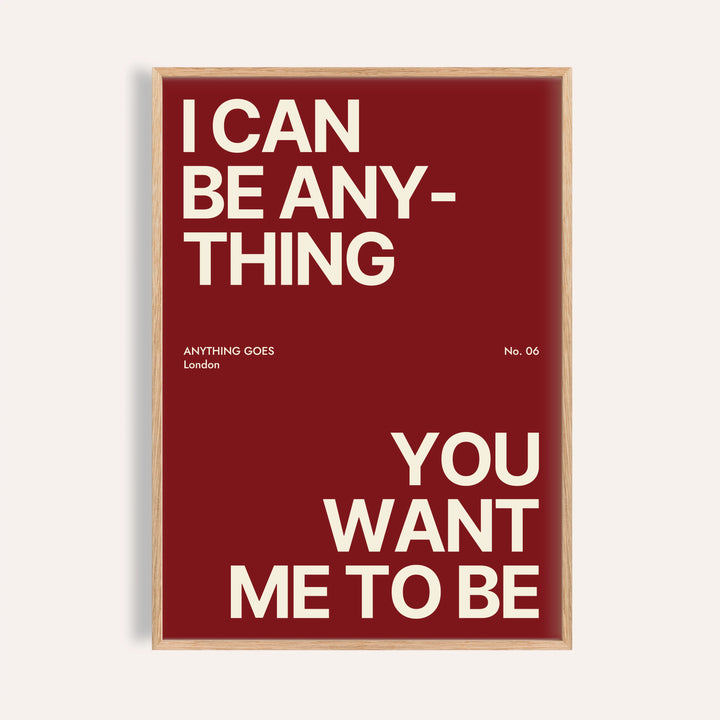 Big Text Poster