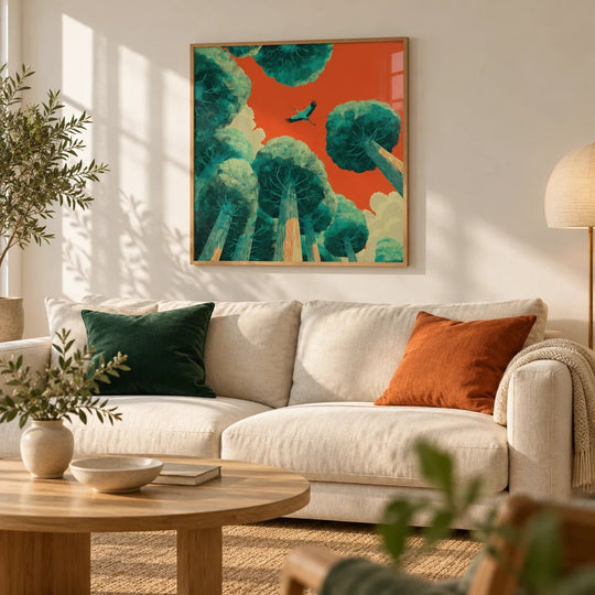 Stampa Foresta di Volo