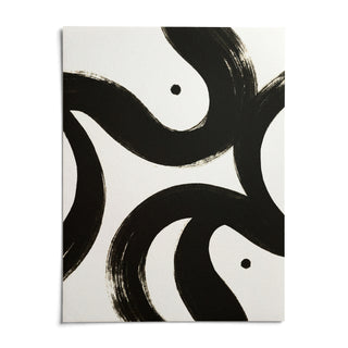 Black and White Posters, shown as an unframed paper print on a plain white background
