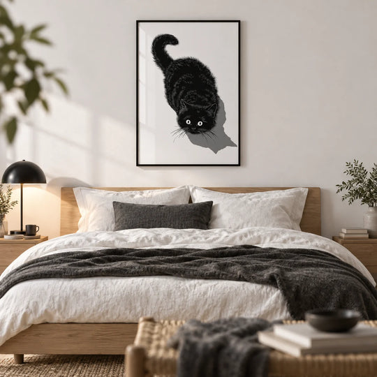 Stampa Gatto Nero