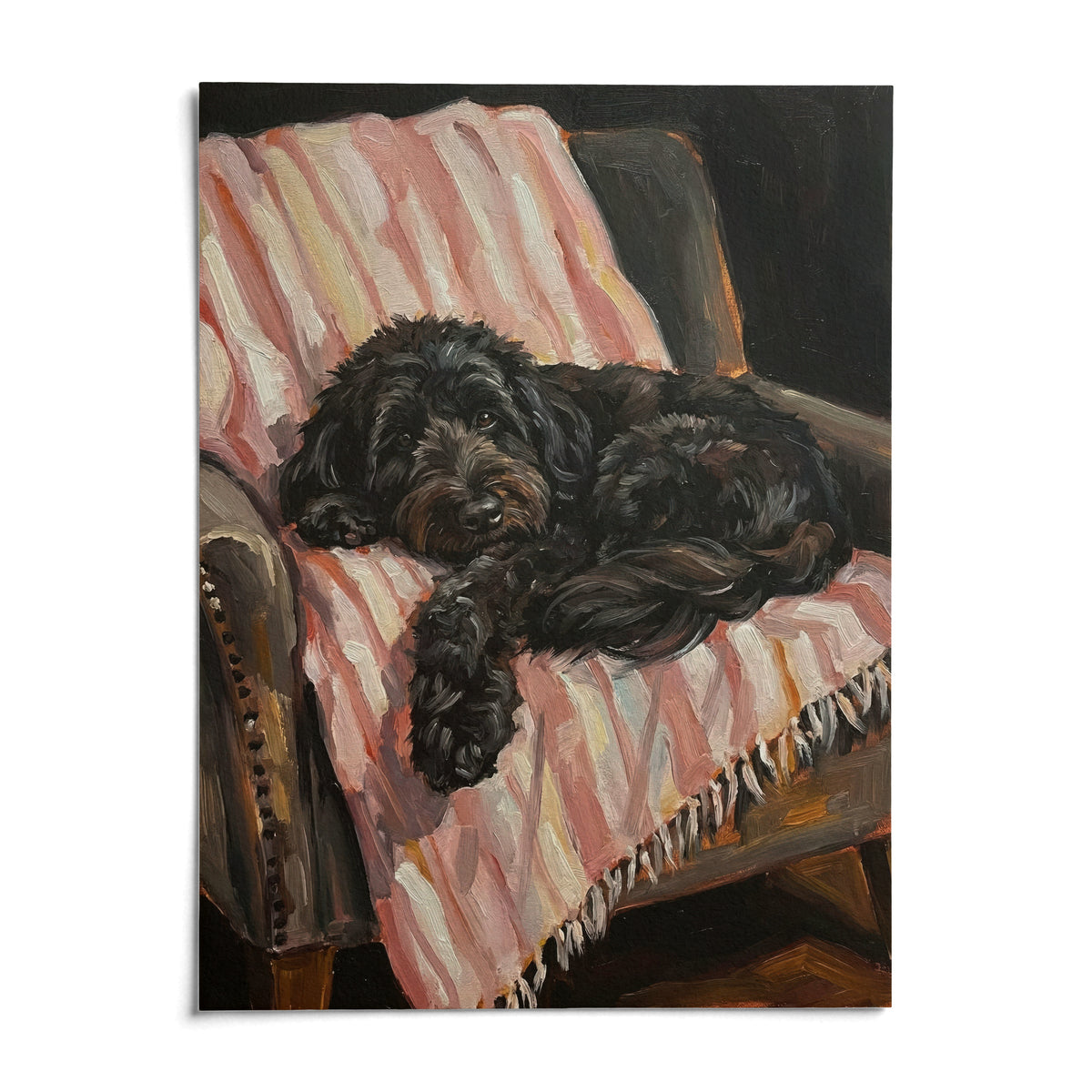 Cockapoo Poster, shown as an unframed paper print on a plain white background