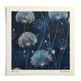 Blue Art Work, shown as an unframed paper print on a plain white background