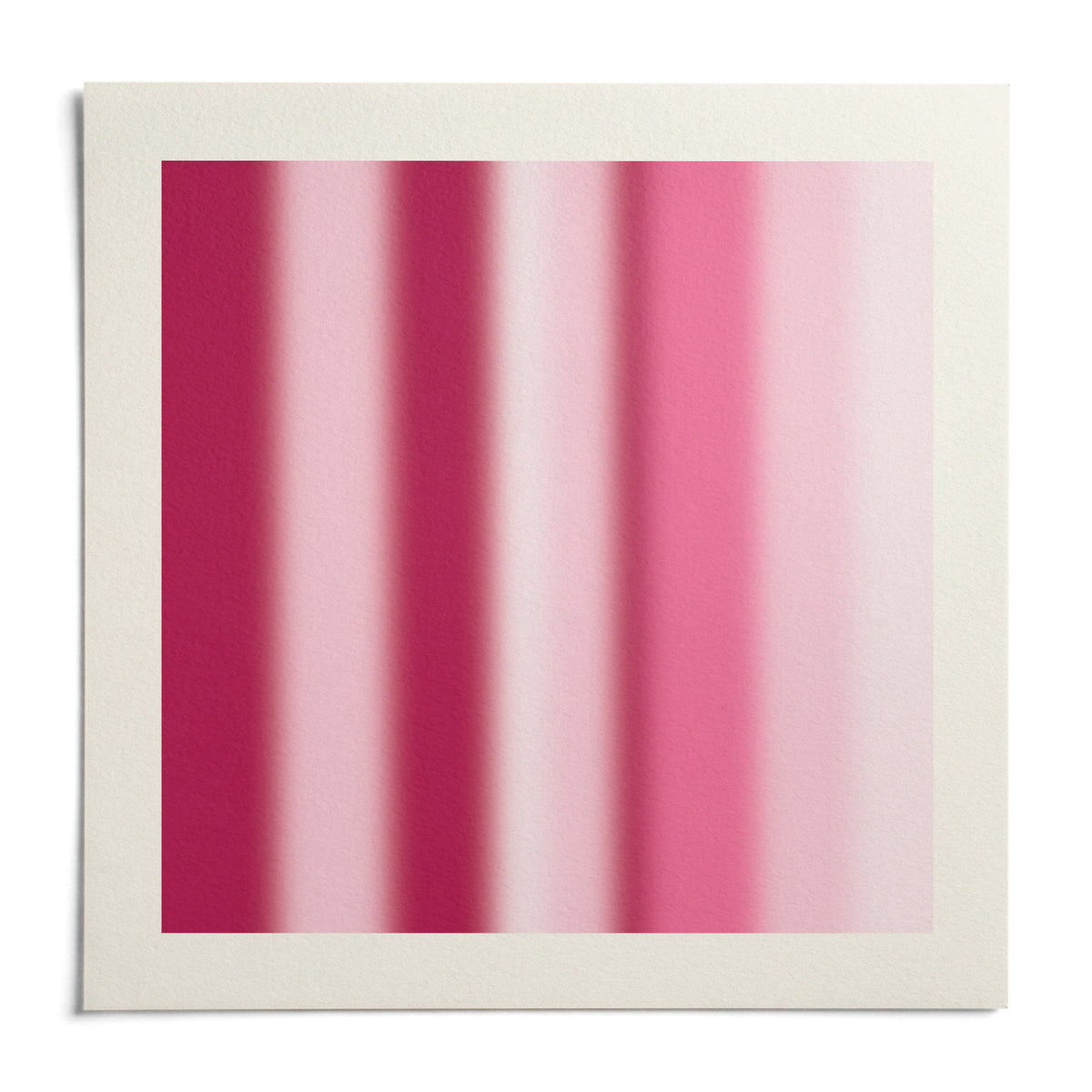 Blurred Print, shown as an unframed paper print on a plain white background