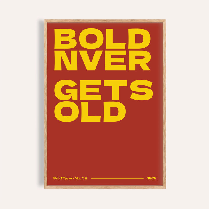 Bold Font Poster