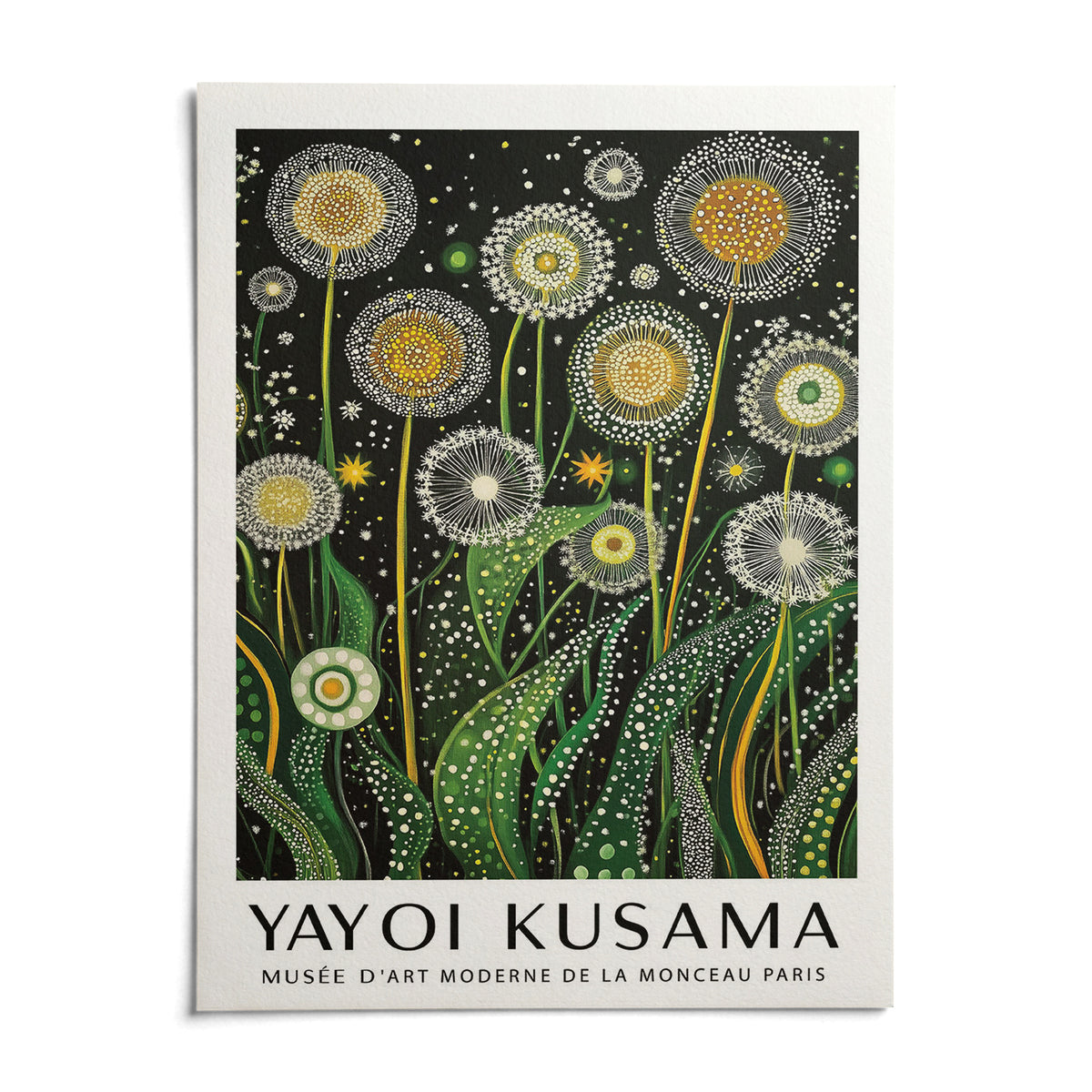 Botanical Wall Art, shown as an unframed paper print on a plain white background