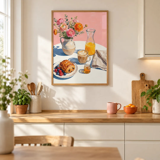 Frukost Väggkonst