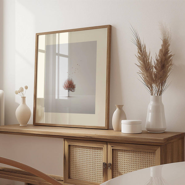 black and white tree wall art for home decor