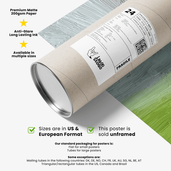 Angled path leading toward distant flag in abstract golf art