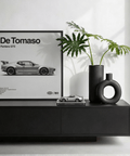 Elegant De Tomaso Pantera GT5 Print with Gray detailing for office decor