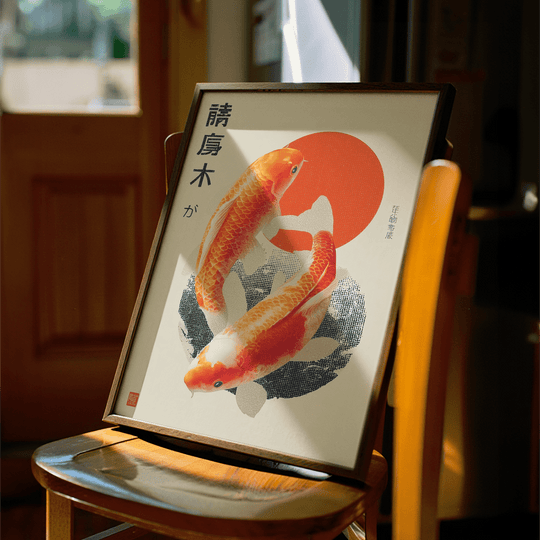 Koi Fish Art Print