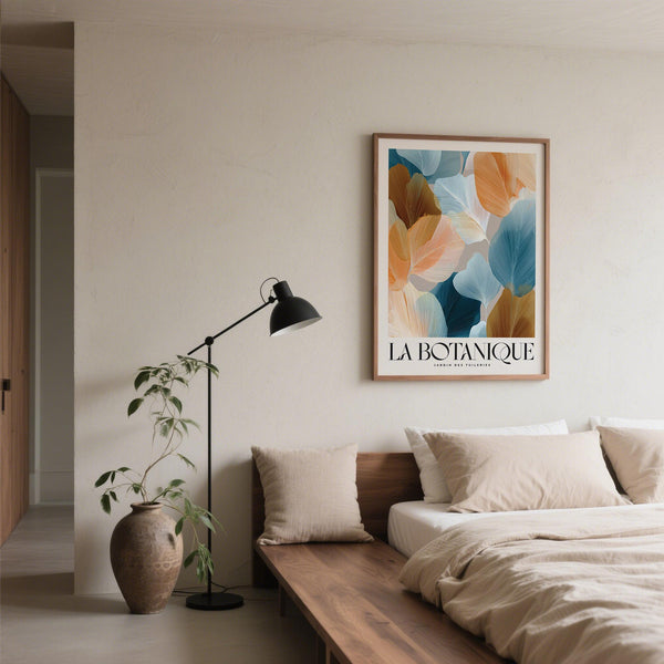 Abstract botanical composition, flower art for walls poster