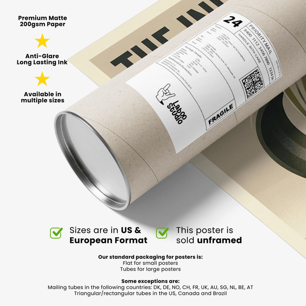 Midsection view of intertwined fairway loops in Surrealist Golf Art Print
