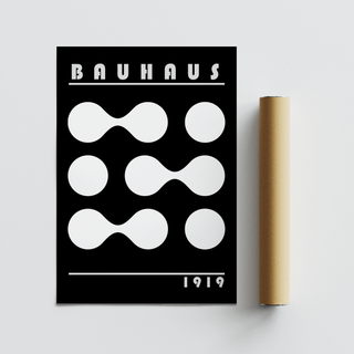 Modern Abstract Geometric Print for bedroom wall art in White