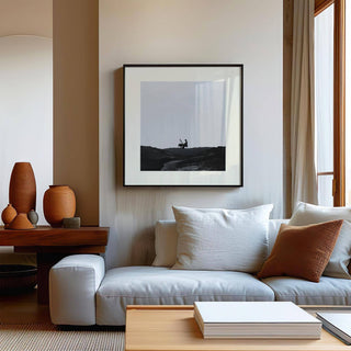 Matte finish surrealist poster from piano abstract art series