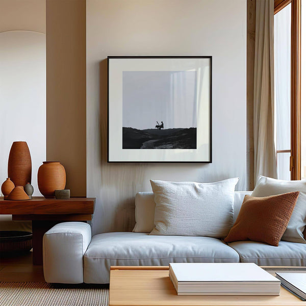 Matte finish surrealist poster from piano abstract art series