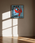 Music Wall Art with Blue and Red, perfect wall art for music room
