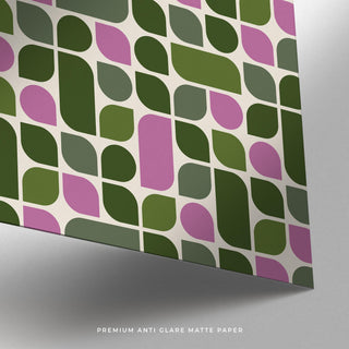 Bauhaus Exhibition 1923 print featuring abstract modular tile layout.